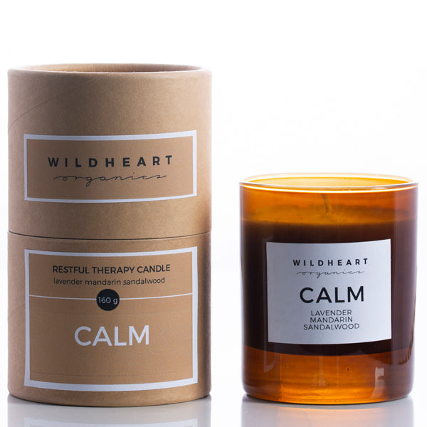 Apothecary Calm Candle by Wildheart Organics for AUTHOR's unique collections of British-made home accessories