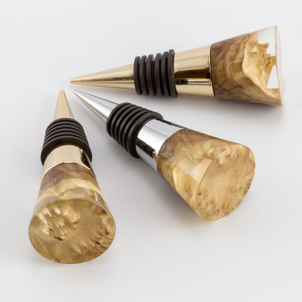 Brown Mallee Bottle Stoppers by Iluka London for AUTHOR's collections of British-made unique home accessories
