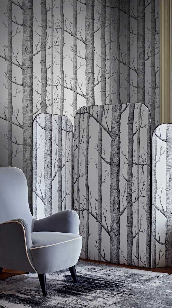 Woods Wallpaper by Cole & Son for AUTHOR's collections of luxury British-made home decor