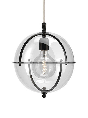 Grafton Glass Globe Pendant in Bronze by Fritz Fryer for AUTHOR's unique collection of British-made home accessories