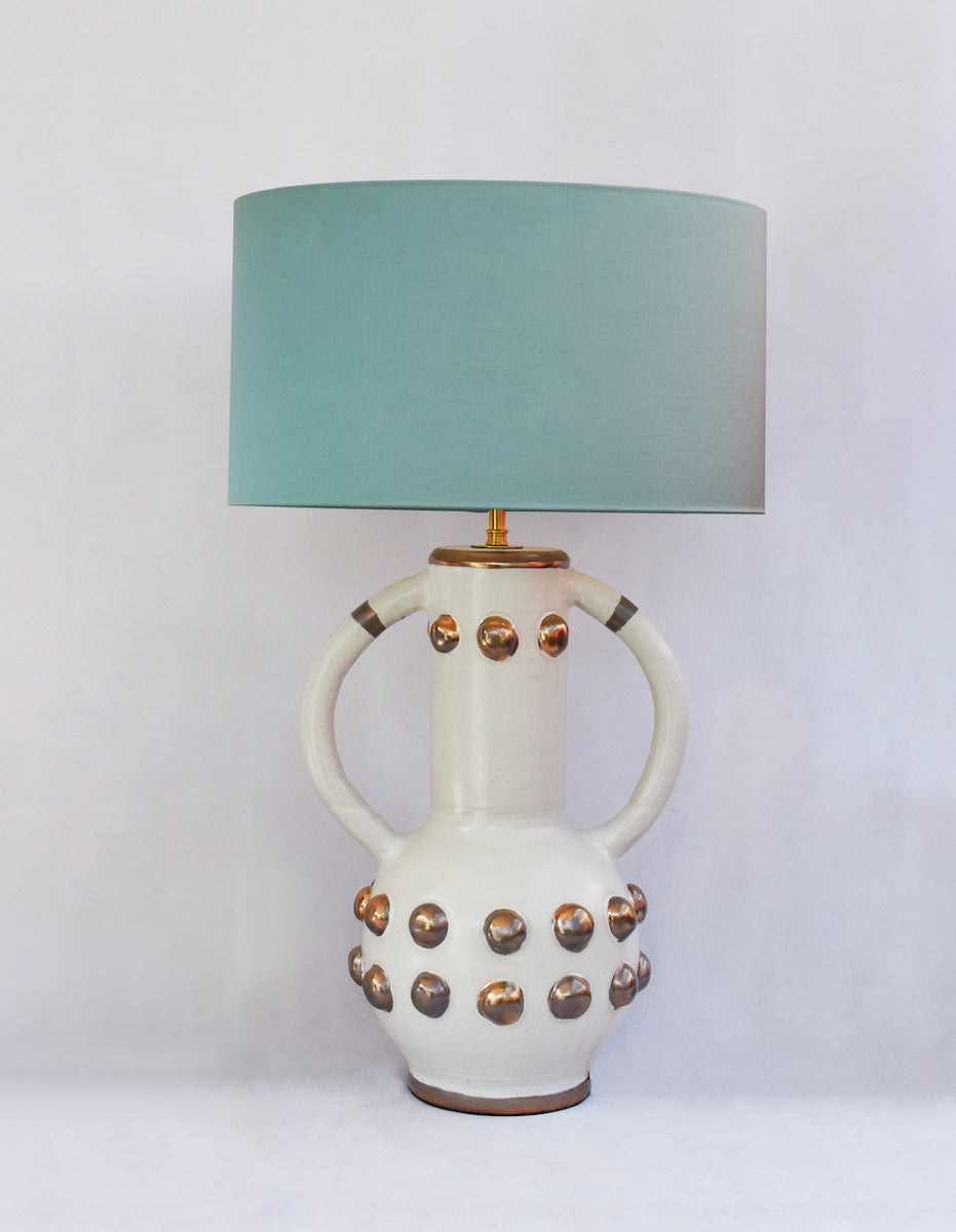 Zebedee Ceramic Table Lamp Base by Kinkatou for AUTHOR's collection of luxury home accessories