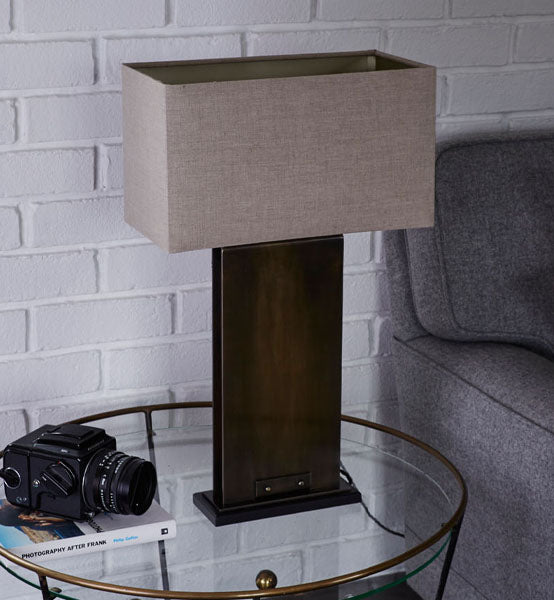 Manhattan Table Lamp made in Kent by Fosbery Studio for AUTHOR Interiors' collection of British made high quality table lamps