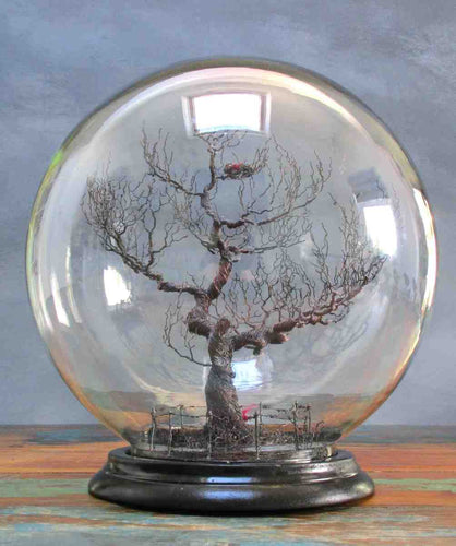 'To Protect' wire tree sculpture by British artist Joy Gray for AUTHOR