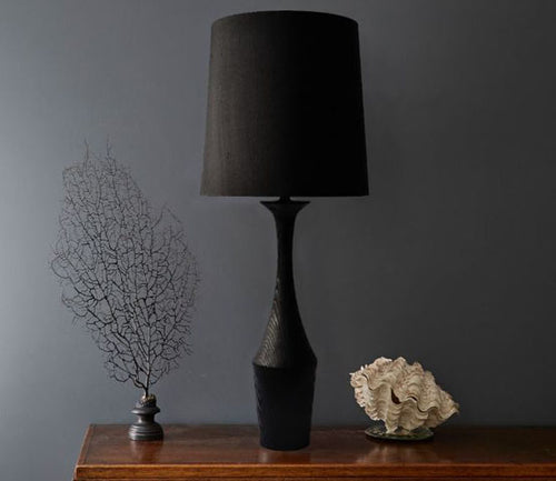 Taza Scorched Table Lamp made in Kent by Fosbery Studio for AUTHOR Interiors' collection of high quality British made luxury table lamps